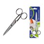 Tesoura de costura Bismark em aço inoxidável, 15,2 cm - Fixação por parafuso - Pressão constante entre as lâminas - Embalagem bl