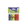 Pacote com 125 fichas adesivas Bismark, 45 mm x 12 mm - Cores neon sortidas