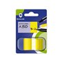 Dispensador Bismark com 50 marcadores reposicionáveis de 44 x 25 mm - Para marcar, destacar ou enfatizar informações - Amarelo
