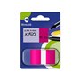 Dispensador Bismark com 50 marcadores reposicionáveis de 44 x 25 mm - Para marcar, destacar ou enfatizar informações - Rosa