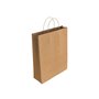 Saco de papel kraft Bismark - Medidas: 37x12x27cm - Marrom