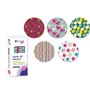Rolo de Papel de Presente Bismark Moments - Mede 70cm x 200cm - 5 Estampas Diferentes