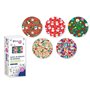 Rolo de Papel de Presente Bismark em Cores Natalinas - Mede 70cm x 200cm - 5 Estampas Diferentes