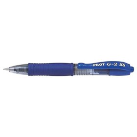 Caneta em gel retrátil Pilot G2 Pixie XS - Ponta esferográfica redonda de 0,7 mm - Espessura da linha de 0,32 mm - Empunhadura e