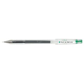 Caneta em gel Pilot G-Tec C4 - Ponta extrafina - Recarregável - Ponta esferográfica de 0,4 mm - Largura da linha de 0,2 mm - Ver