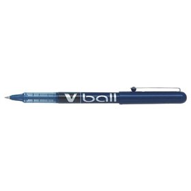 Caneta Rollerball Pilot V Ball 05 com Tinta Líquida - Ponta Esferográfica Redonda de 0,5 mm - Espessura da Linha de 0,3 mm - Azu