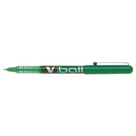Caneta Rollerball Pilot V Ball 07 com Tinta Líquida - Ponta Esferográfica Redonda de 0,7 mm - Espessura da Linha de 0,5 mm - Ver