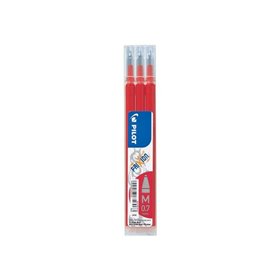 Pacote com 3 Refis Pilot para Frixion Ball / Frixion Clicker - Tinta Gel Apagável - Ponta Esferográfica 0,7mm - Largura da Linha