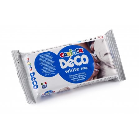 Pasta para Modelagem Carioca Deco 500g - Adequada para todas as técnicas de modelagem - Seca ao ar sem necessidade de assar - Fá