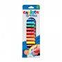 Carioca Pacote com 12 Tubos de Tinta Têmpera de 12ml - Cores Super Laváveis - Alto Rendimento - Aplicável em Materiais Porosos -