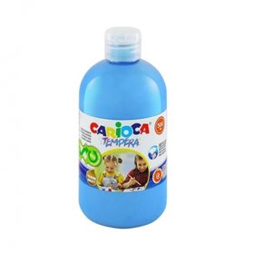 Tinta têmpera Carioca em frasco de 500ml - Cores super laváveis - Fácil de misturar - Adequada para materiais porosos - Alta opa