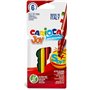 Conjunto de 6 marcadores de ponta fina Carioca Joy em papelão - Ponta de 2,6 mm - Super laváveis - Ideais para desenho e coloraç