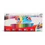 Carioca Joy - Kit com 36 Marcadores Super Laváveis - Ponta Fina de 2,8 mm - Ponta Bloqueada - Tampa Ventilada - Cores Sortidas