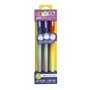 Carioca Oops Easy - Pacote com 3 Canetas Apagáveis com Ponta de 0,7 mm - Tinta Termossensível - Corpo com Efeito Degradê - Borra