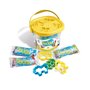 Massa de modelar Carioca Doughy Cube com 3 pacotes de 50g cada + 4 moldes - Macia e flexível - Fácil de amassar e moldar - Ideal