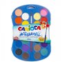 Conjunto de 24 pastilhas de aquarela Carioca Ø 30mm - Cores vibrantes - Fáceis de misturar - Cores sortidas