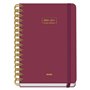 Agenda Escolar Premium Dohe 26/27 - Formato A5 - Um dia por página - Papel offset creme 80g - Capa de cartão laminado - Encadern
