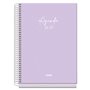Agenda Escolar Dohe Basic Serenity 26/27 - Formato A5 - Um dia por página - Papel offset creme 70g - Capa de cartão laminado - E