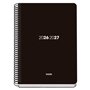 Agenda Escolar Dohe Basic Element 26/27 - Formato A5 - Visão Semanal - Papel Offset Creme 70g - Capa de Cartão Laminado - Encade