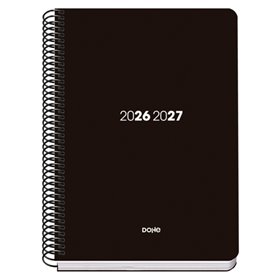 Agenda Escolar Dohe Basic Element 26/27 - Formato A5 - Visão Semanal - Papel Offset Creme 70g - Capa de Cartão Laminado - Encade