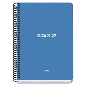 Agenda Escolar Dohe Basic Element 26/27 - Formato A5 - Um dia por página - Papel offset creme 70g - Capa de cartão laminado - En