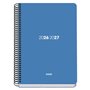 Agenda Escolar Dohe Basic Element 26/27 - Formato A5 - Um dia por página - Papel offset creme 70g - Capa de cartão laminado - En