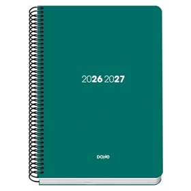 Agenda Escolar Dohe Basic Element 26/27 - Formato A5 - Um dia por página - Papel offset creme 70g - Capa de cartão laminado - En