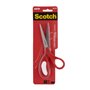 Tesoura universal Scotch 18cm - Aço inoxidável - Cabo ergonômico - Vermelha