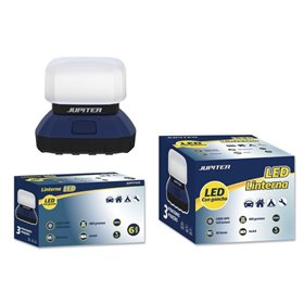 Lanterna LED Jupiter CREE-XPE 150lm - 3 Níveis de Brilho - Resistente à Água IPX4 - Funciona com 4 Pilhas AA (Não Inclusas) - Az