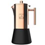 Cafeteira italiana Cecotec Moking 400 para 4 xícaras - Aço inoxidável - Compatível com indução - Adequada para fogões a gás, elé