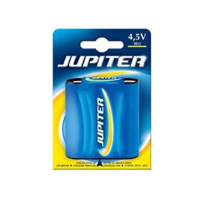 Pacote com 1 bateria salina Jupiter 3R12 - Bateria salina para dispositivos de baixa potência