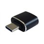 Adaptador USB 3.0 tipo C Aisens A108-0369/ USB tipo C macho - USB fêmea