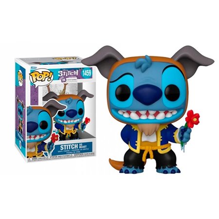 Fantasia Funko pop Disney Stitch A Bela e a Fera 75162