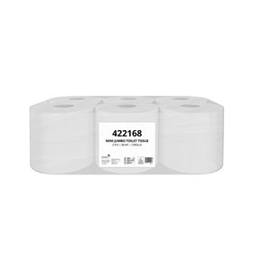 Papel Higiénico Jumbo 12x90mts 2 Folhas 12 rolos