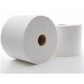 Rolo Industrial / Toalhas Mão / Rolo Cozinha 2x400mts Pack 2