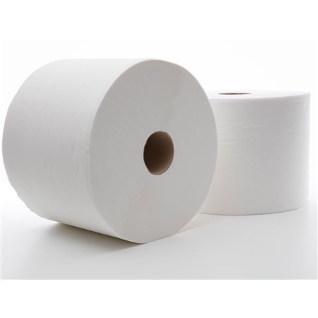 Rolo Industrial / Toalhas Mão / Rolo Cozinha 2x400mts Pack 2