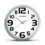 Relógio de Parede Analógico Branco 25cm