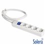 Tomada Elétrica c/ 4 Saídas Interruptor 1.5M Solera