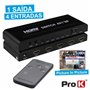 Distribuidor Comutador HDMI 4 Entradas 1 Saída PIP Prok