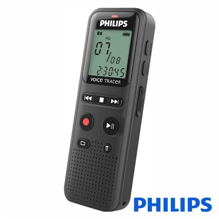 Gravador de Voz Digital Visor LCD 8GB PhilIPs