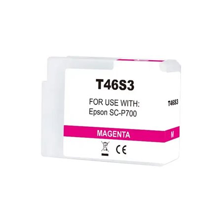 Epson T46S3 Tinteiro Magenta - Compatível