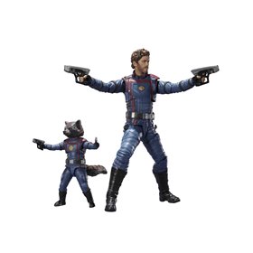Figura tamashii nações sh figuarts guardiões da galáxia volume 3 senhor das estrelas e guaxinim de foguete 2