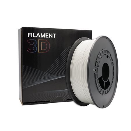 Filamento 3D PLA Cinza Claro - Compatível