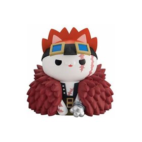 Figura da megacasa Nyanto! megacat série one piece eustass kid