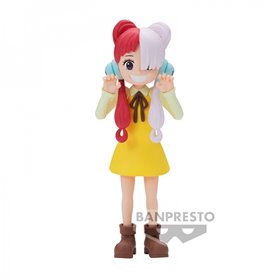 Banpresto figura one piece filme vermelho dxf a série grandline uta crianças 12cm