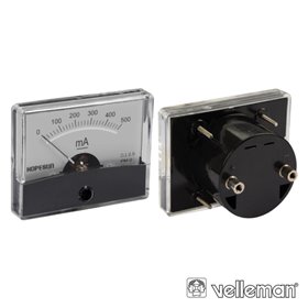 AMPERÍMETRO DE PAINEL 500MA DC VELLEMAN
