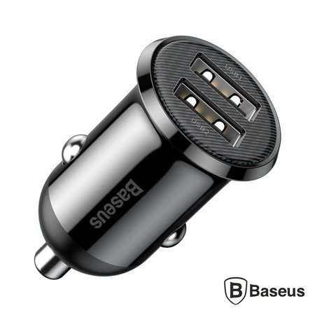 Adaptador Isqueiro 2x USB 4.8A Grain Pro BASEUS