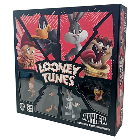 Jogo de tabuleiro Looney Tunes Mayhem Pegi 10