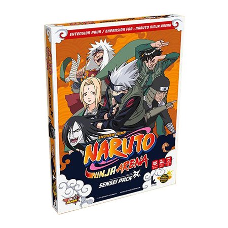 Naruto ninja arena jogo de tabuleiro sensei pack idade recomendada 10 anos (Inglês)