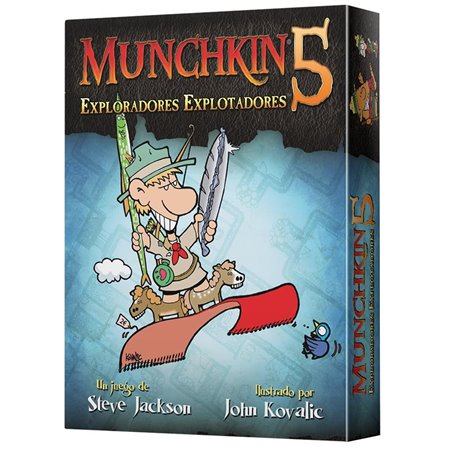 Jogo de tabuleiro Munchkin 5: exploradores pegi 10